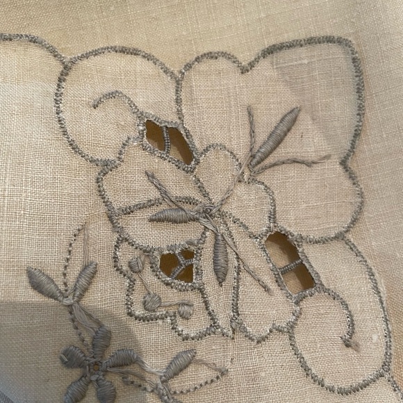 NWOT Vintage linen embroidered napkins - Picture 5 of 5
